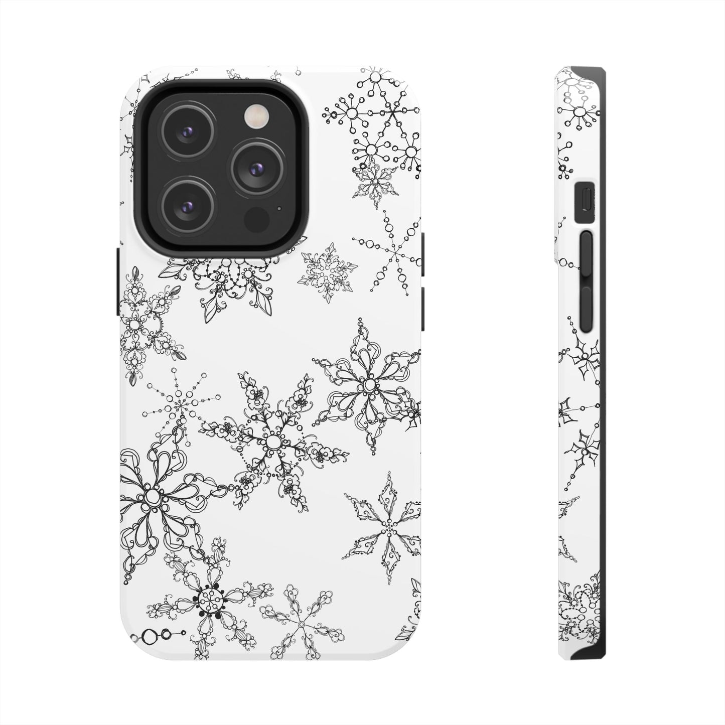 Random Flakes White Phone Case