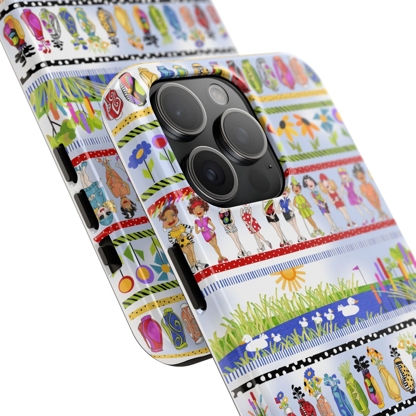 Golf Borders Blue Sky Phone Case