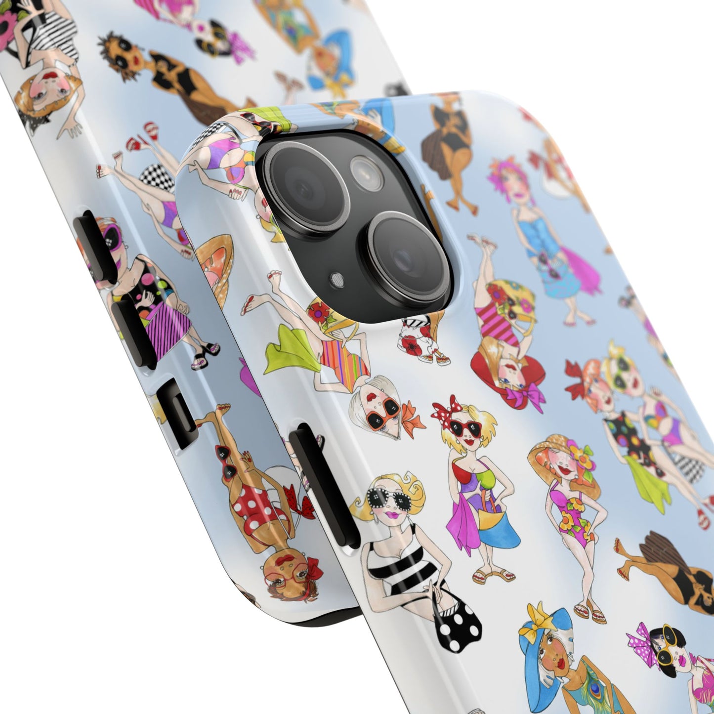 Tossed Beauties Blue Sky Phone Case