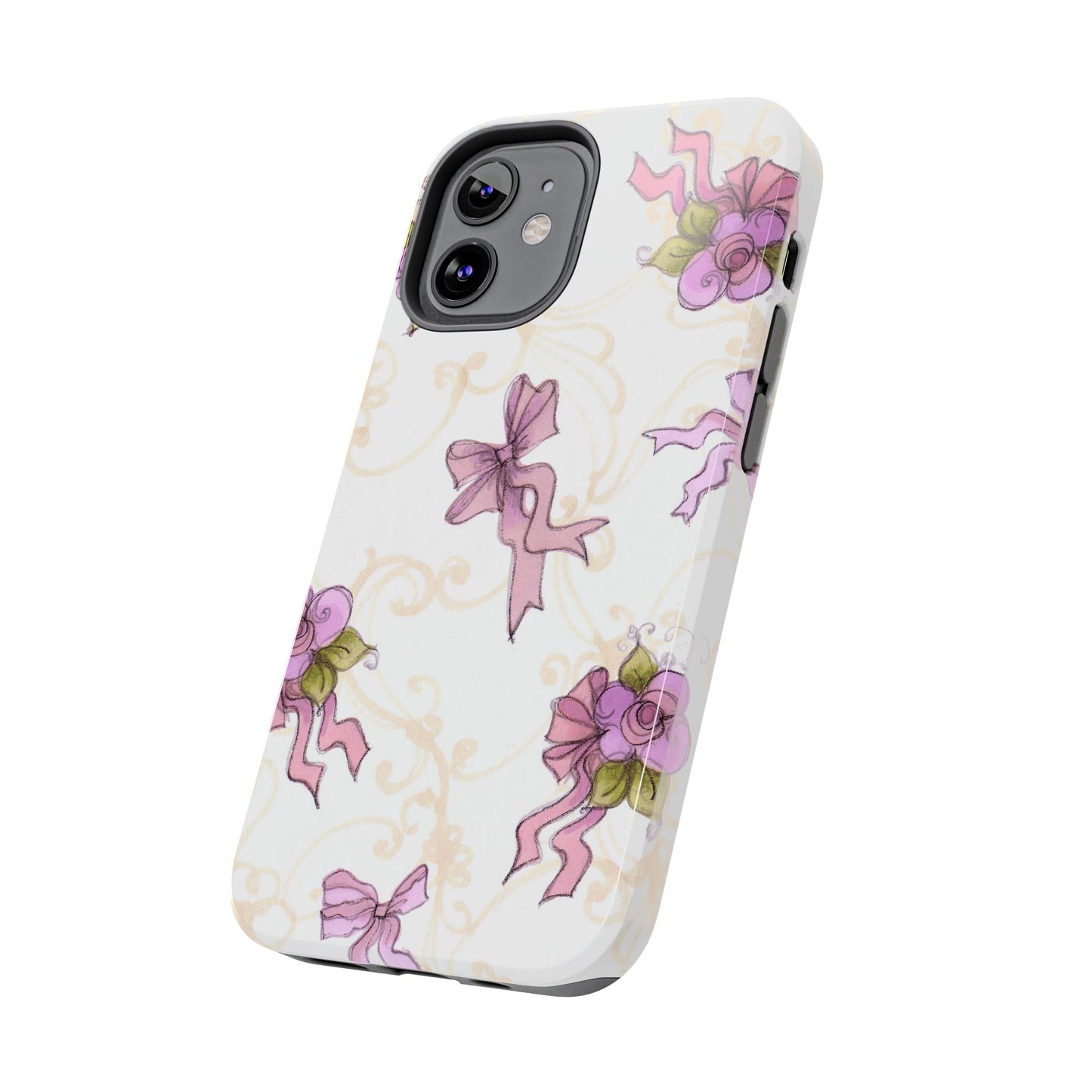 Flower Model Bow Flowers Phone Case