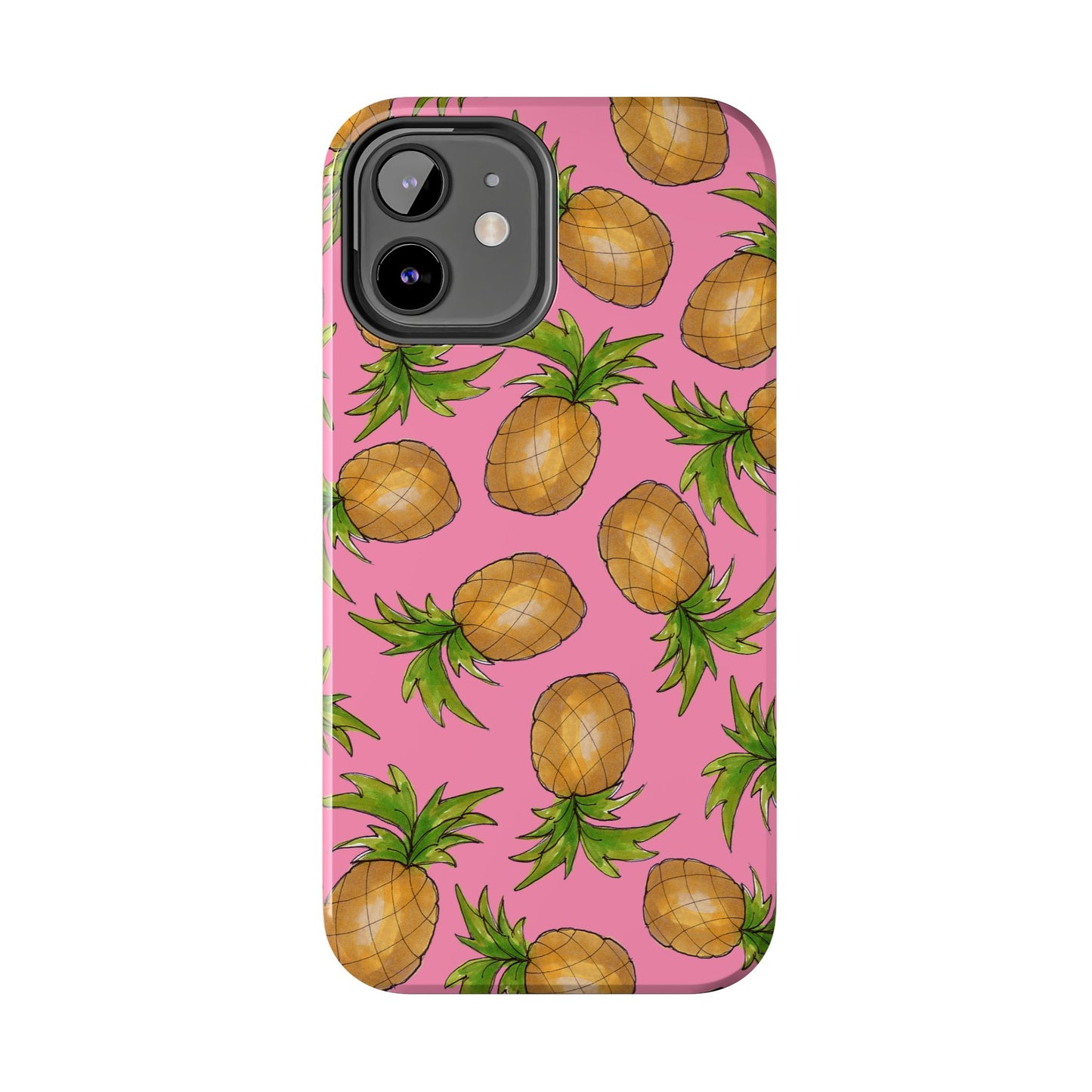 Pineapple Toss Pink Phone Case
