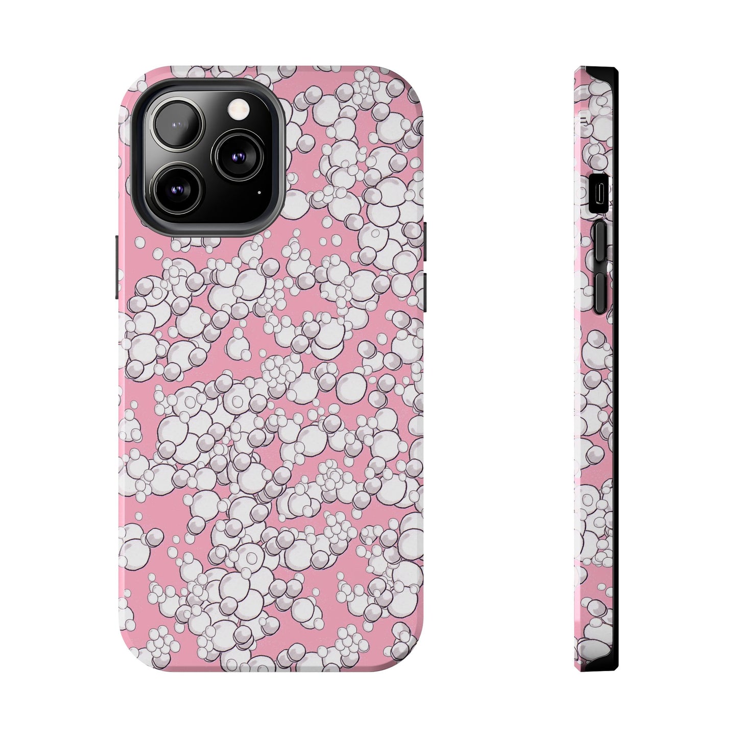 Bubble Dots Pink Phone Case