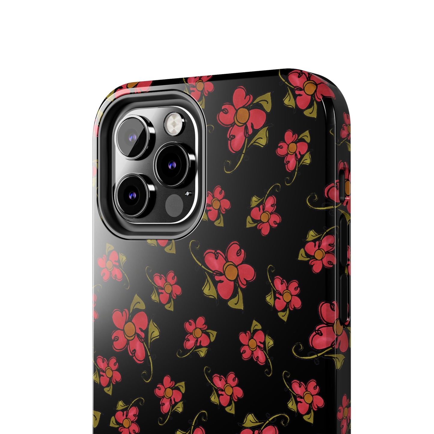 Daisy Caper Black Phone Case