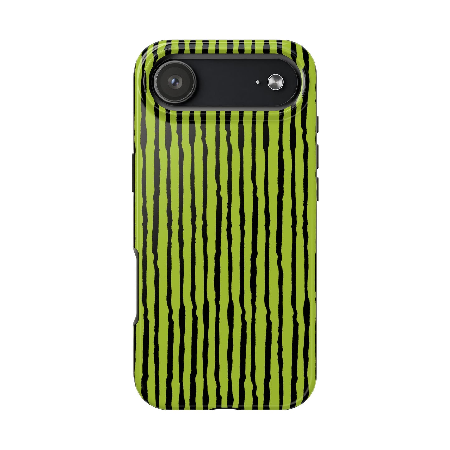 Sorta Stripe Green / Black Phone Case