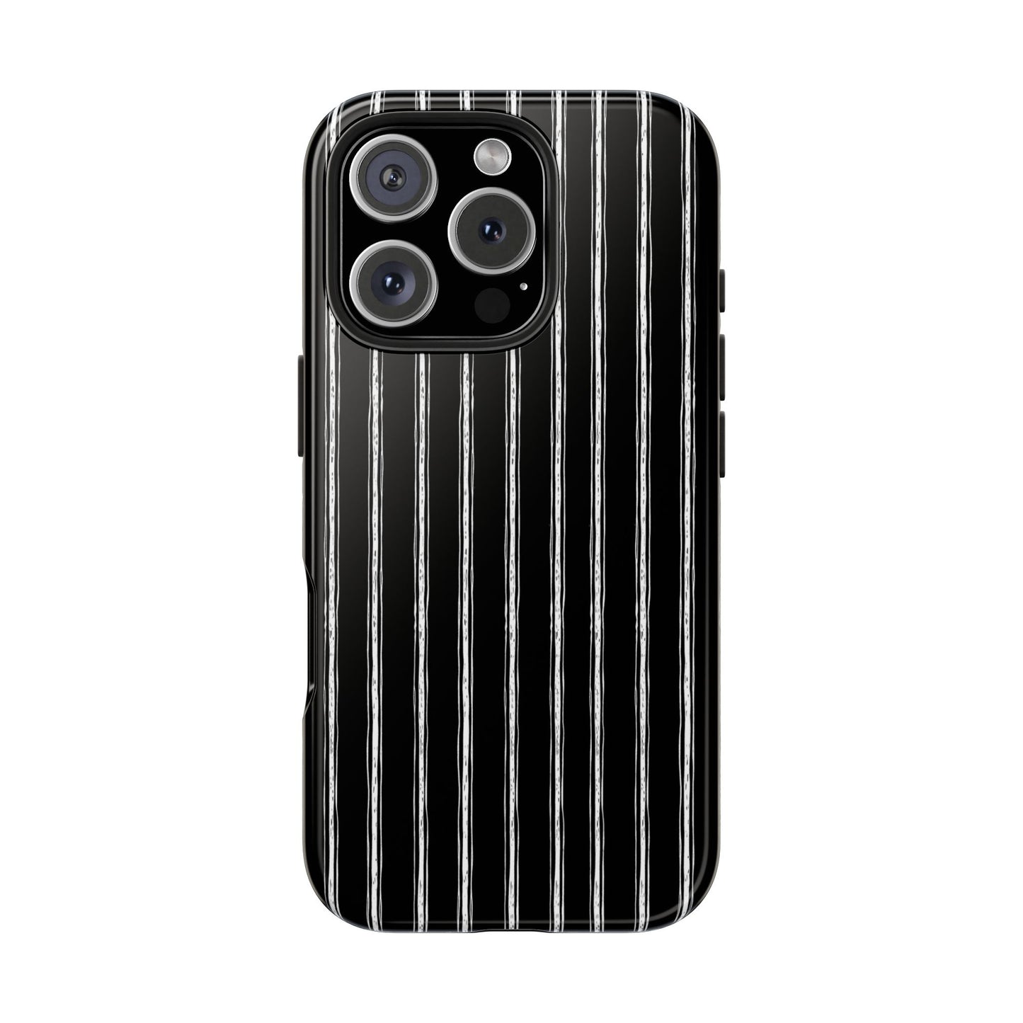 Napkin Stripe Black / White Phone Case