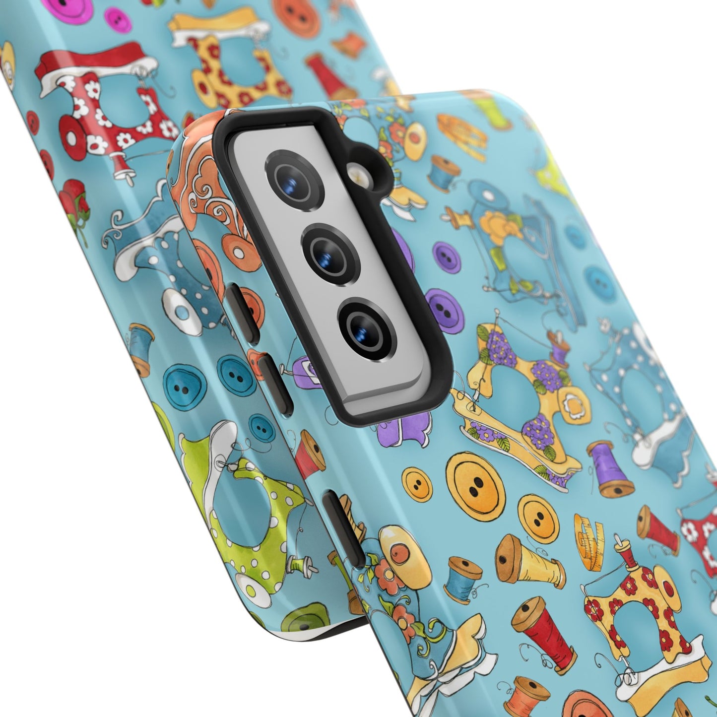 Sew Assorted Turquoise Phone Case