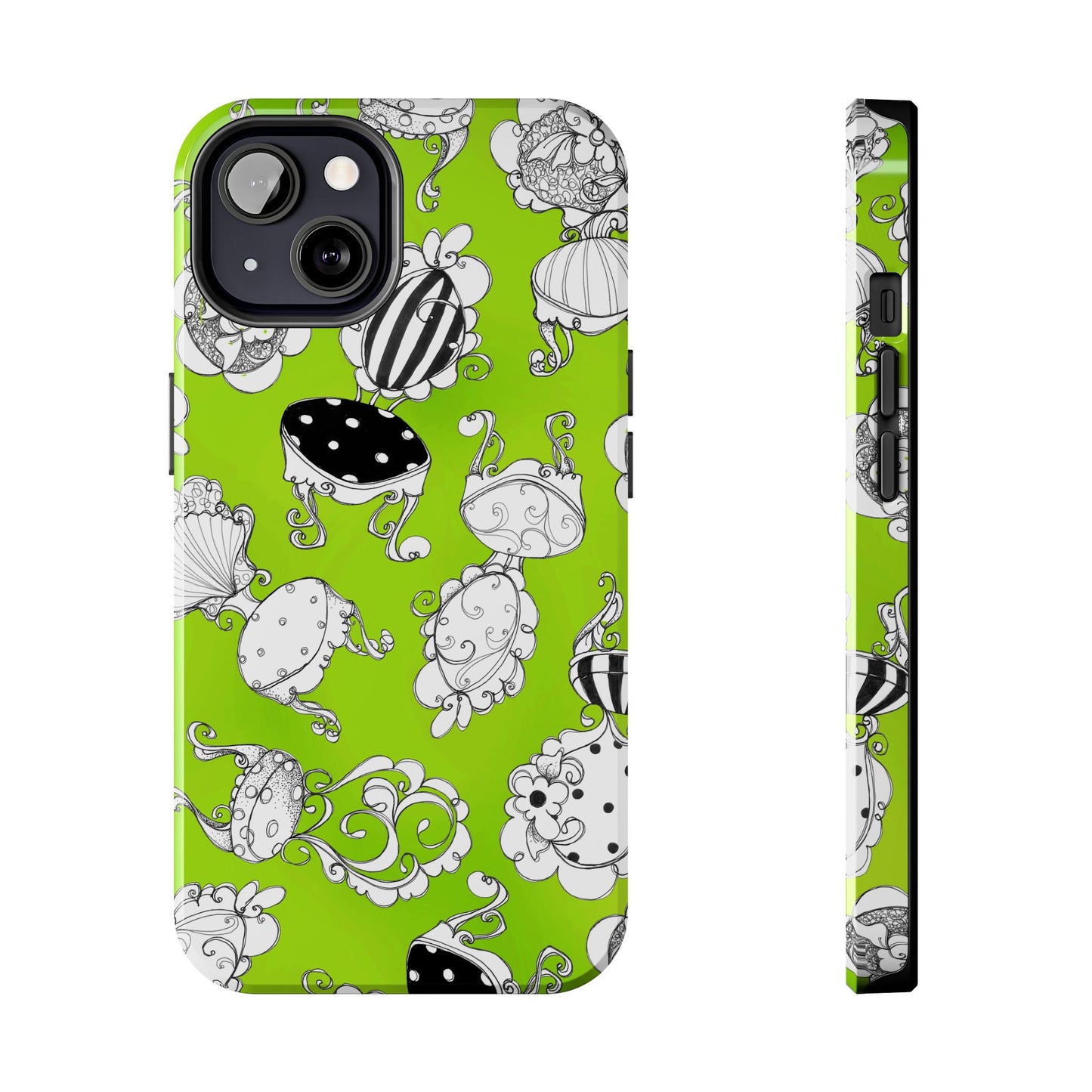 Bistro Chairs Lime Phone Case