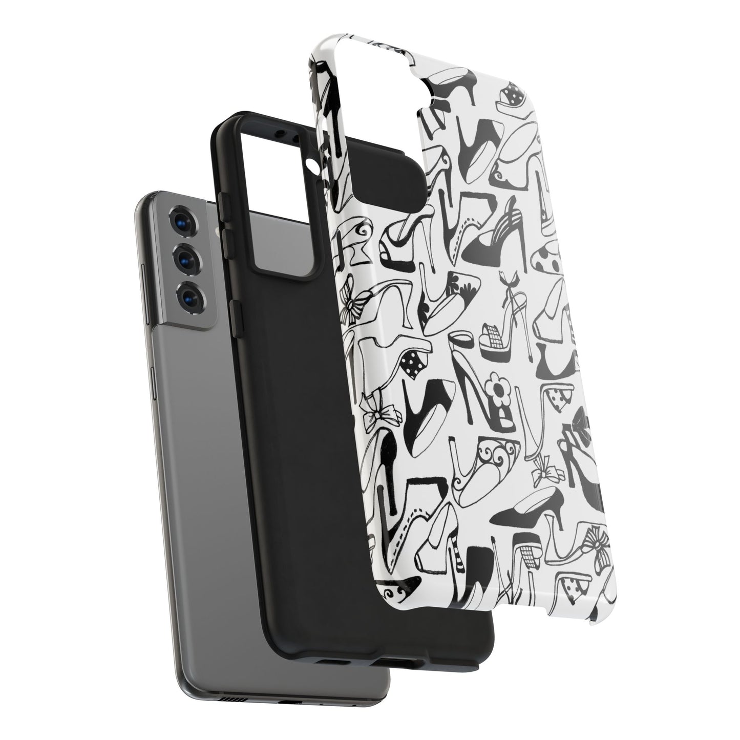 A Few Shoes White / Black Phone Case