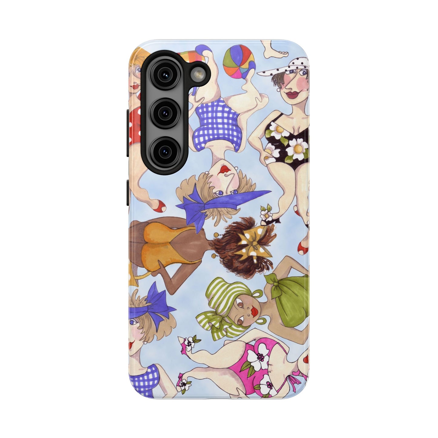 Bathing Beauties Blue Sky Phone Case