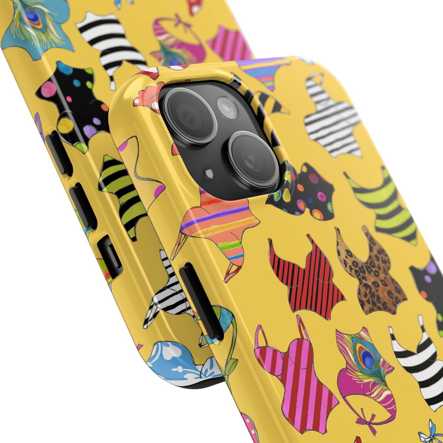 Assorted Suits Yellow Phone Case