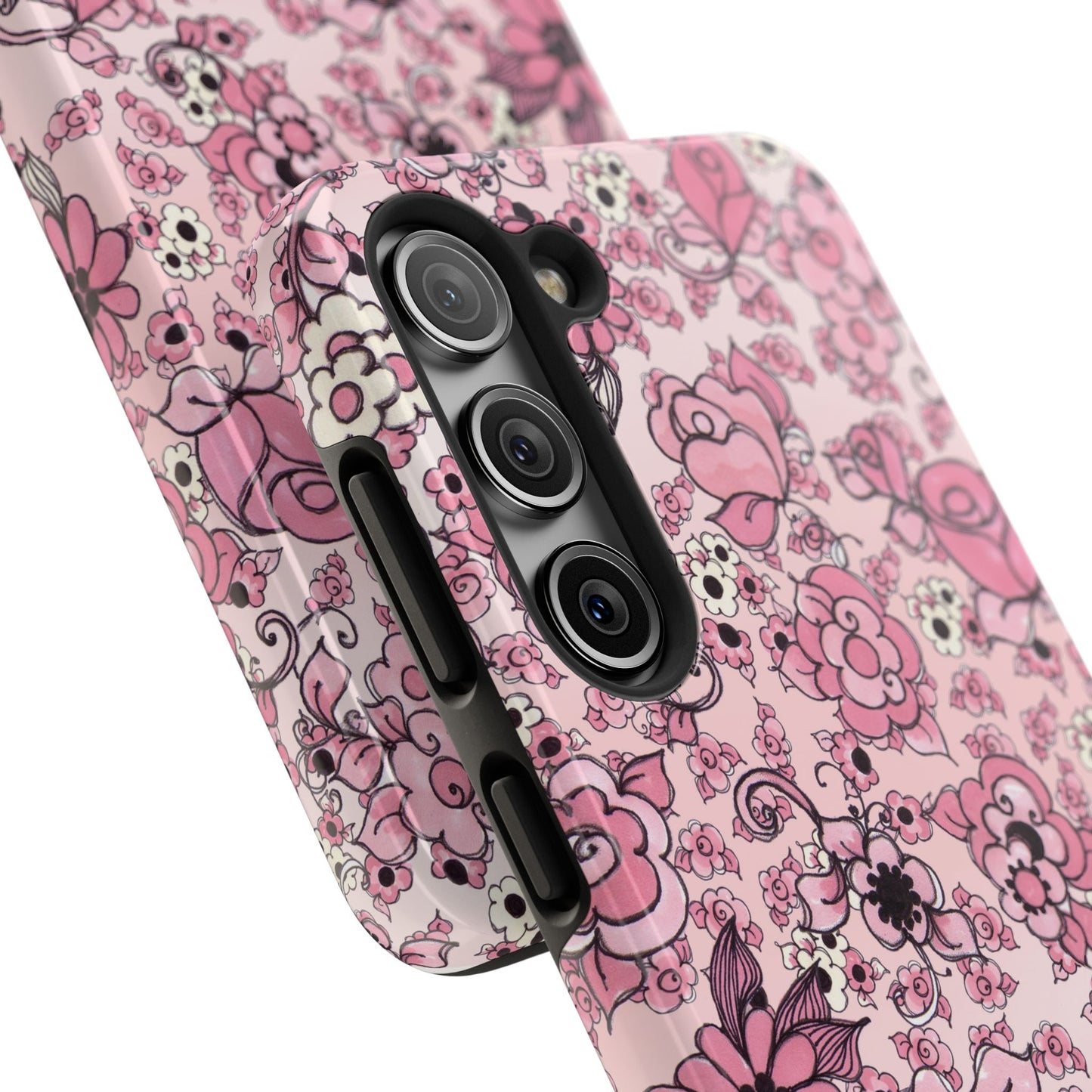 Profuse Posies Pink Phone Case