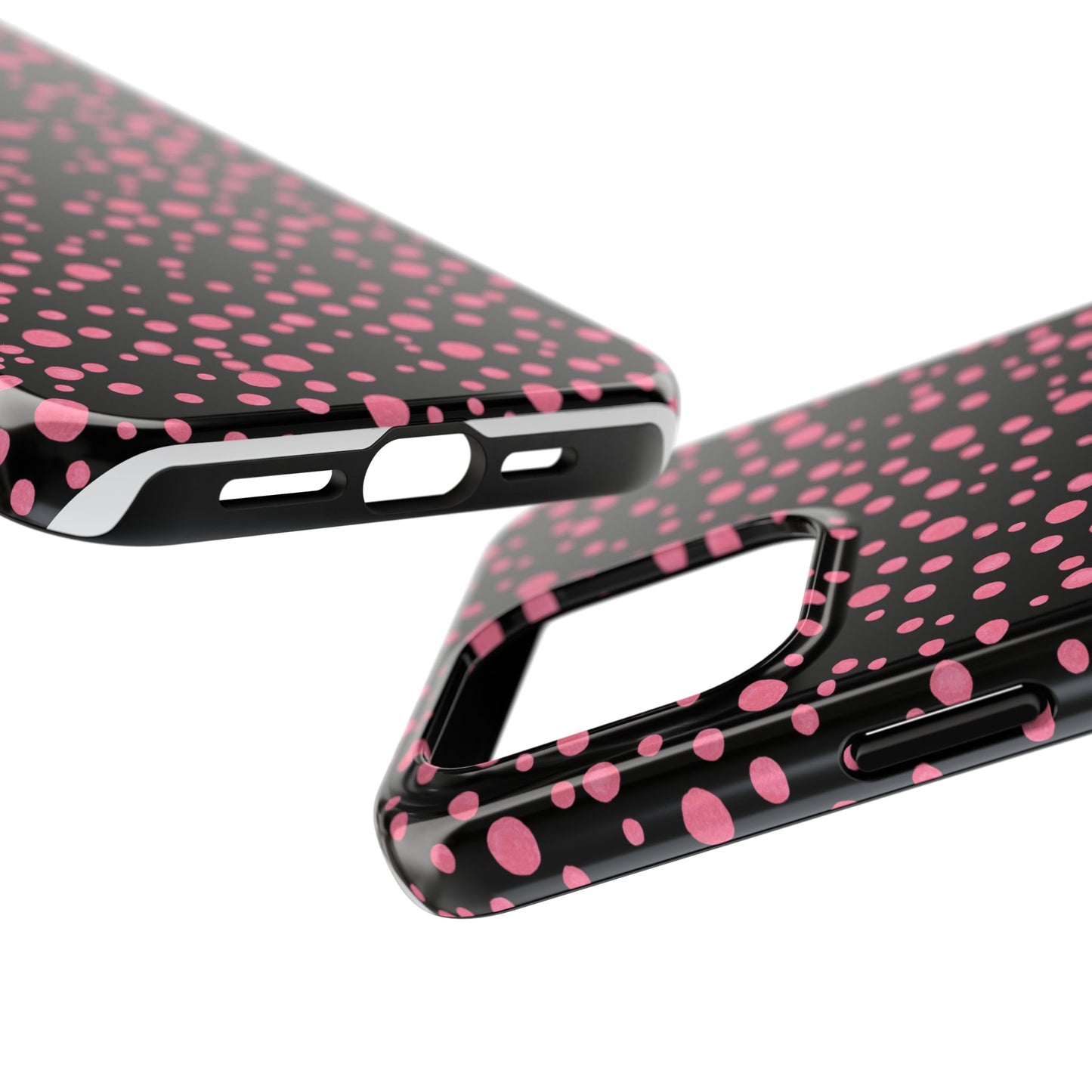 Balloon Dots Black / Pink Phone Case