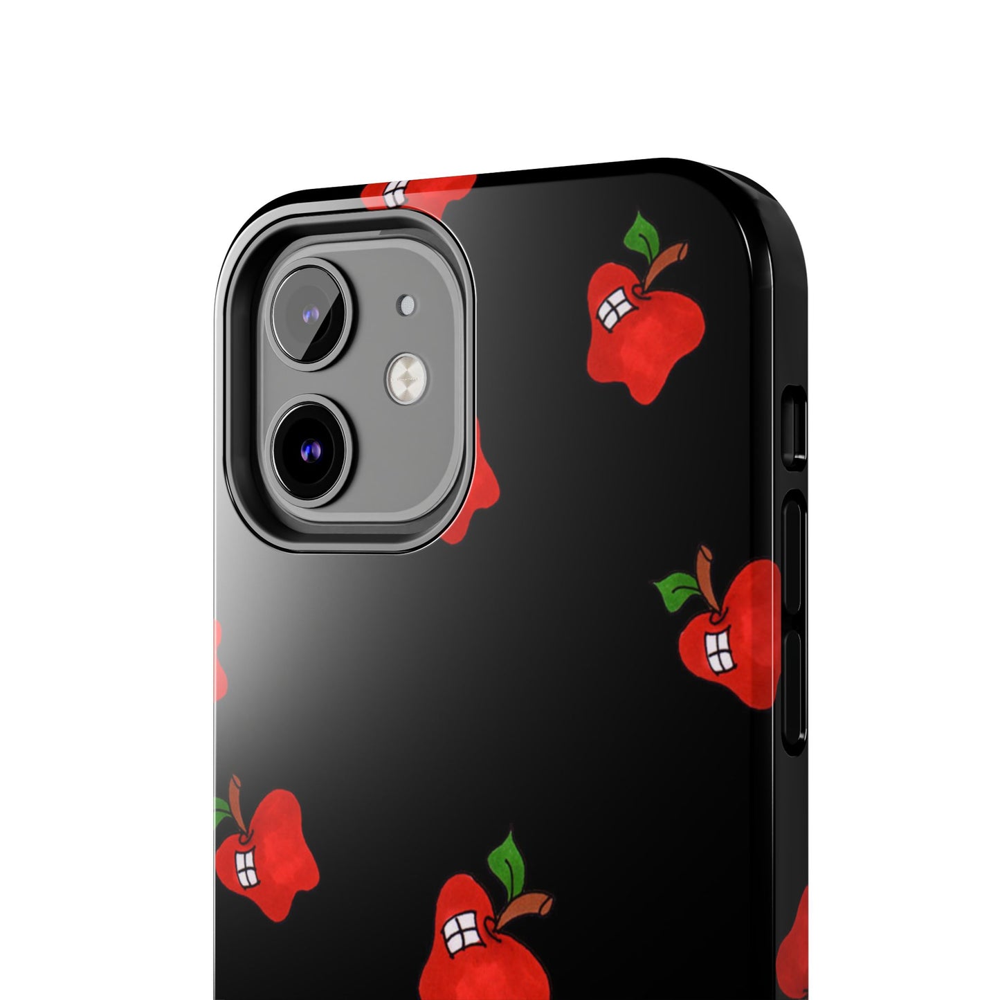 Flying Apples Black Phone Case