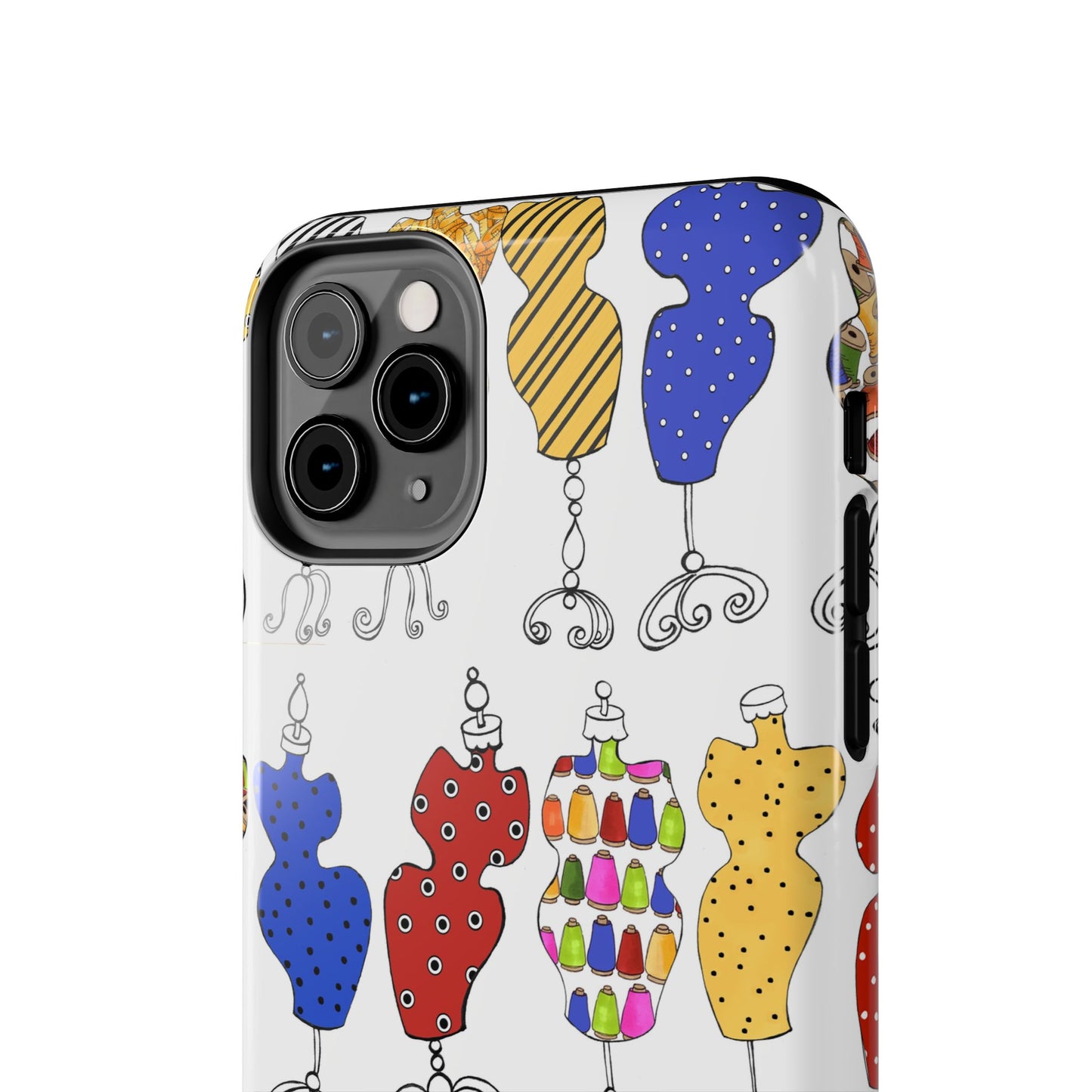 Go Figure White / Multi Phone Case