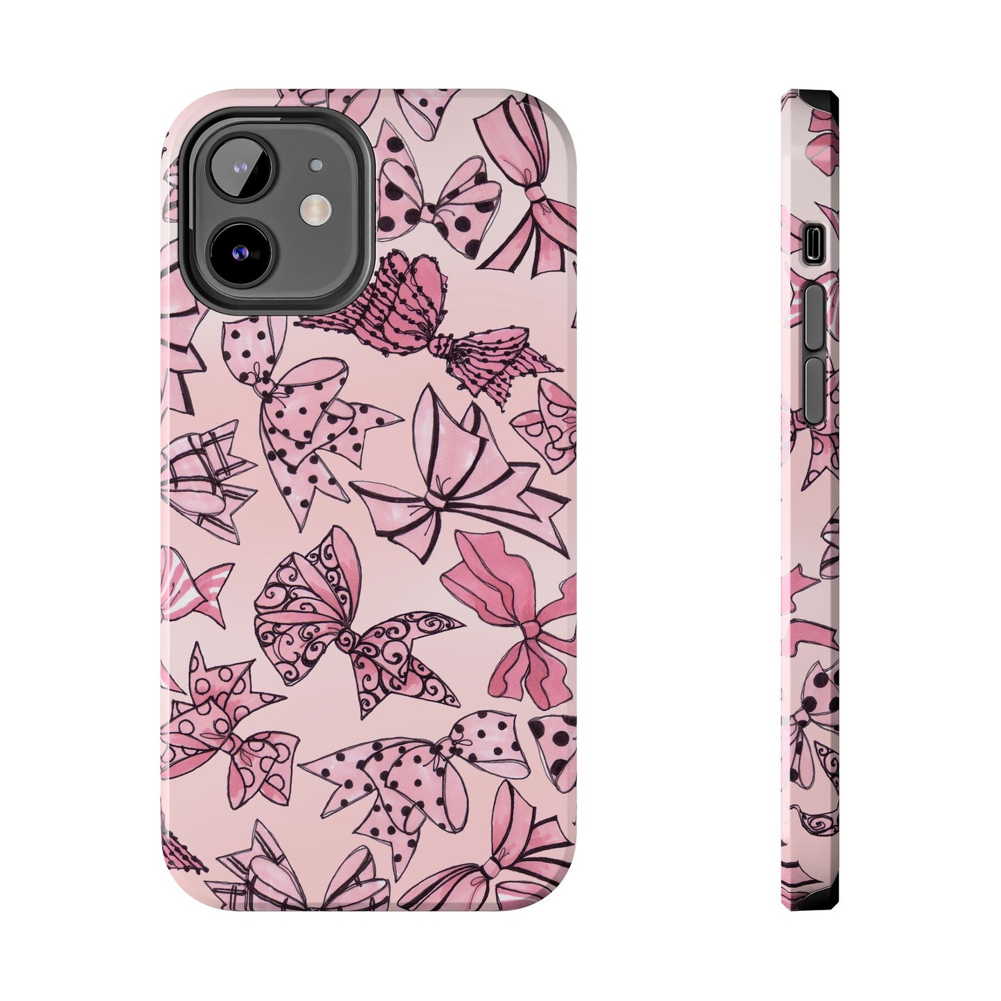 Blushing Bows Pink Sky Phone Case