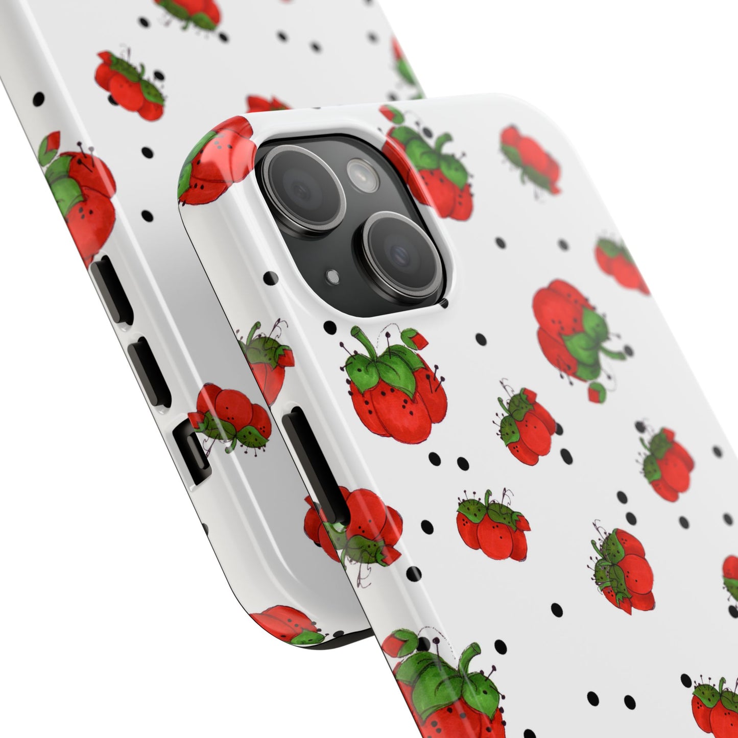 Pin Dots White Phone Case