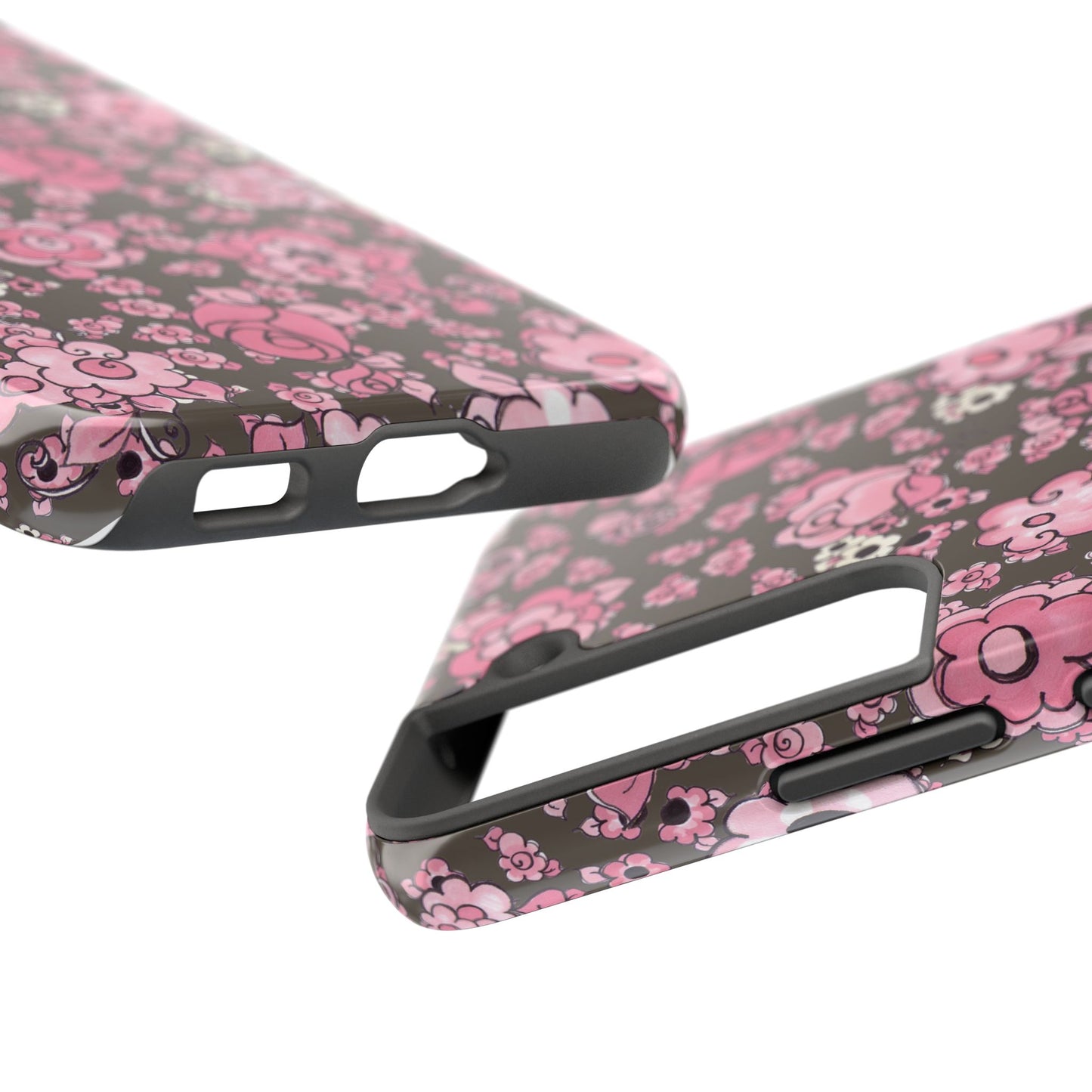 Profuse Posies Mocha Phone Case