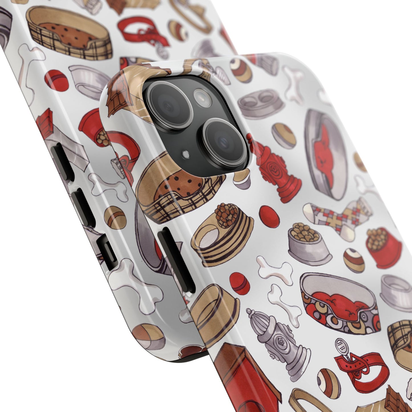Doggie Stuff Gray Phone Case