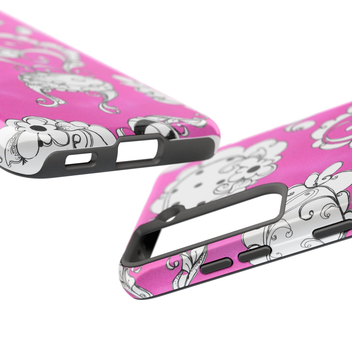 Bistro Chairs Pink Phone Case