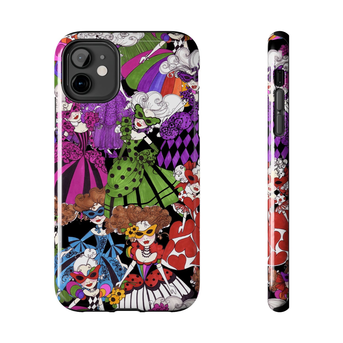 Crowded Dance Floor Black Phone Case