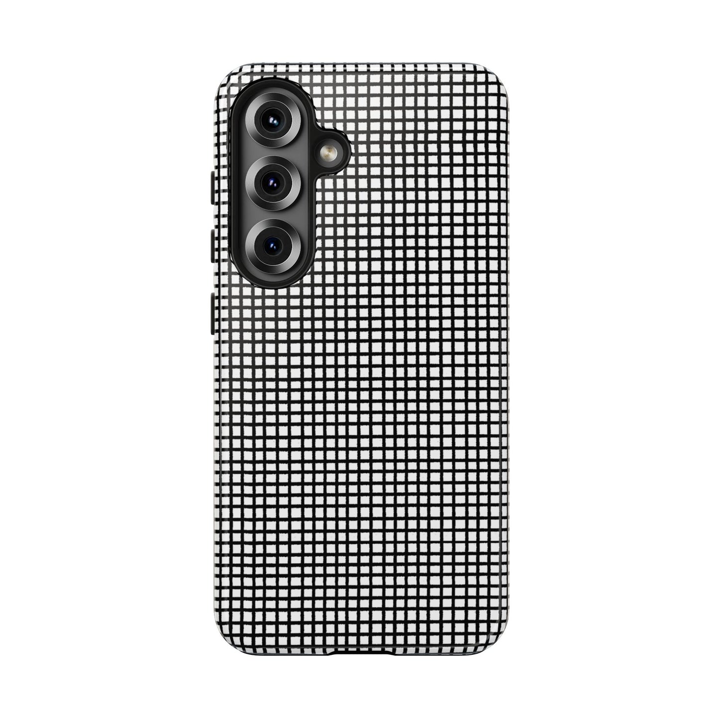 Chipper Check Black Phone Case