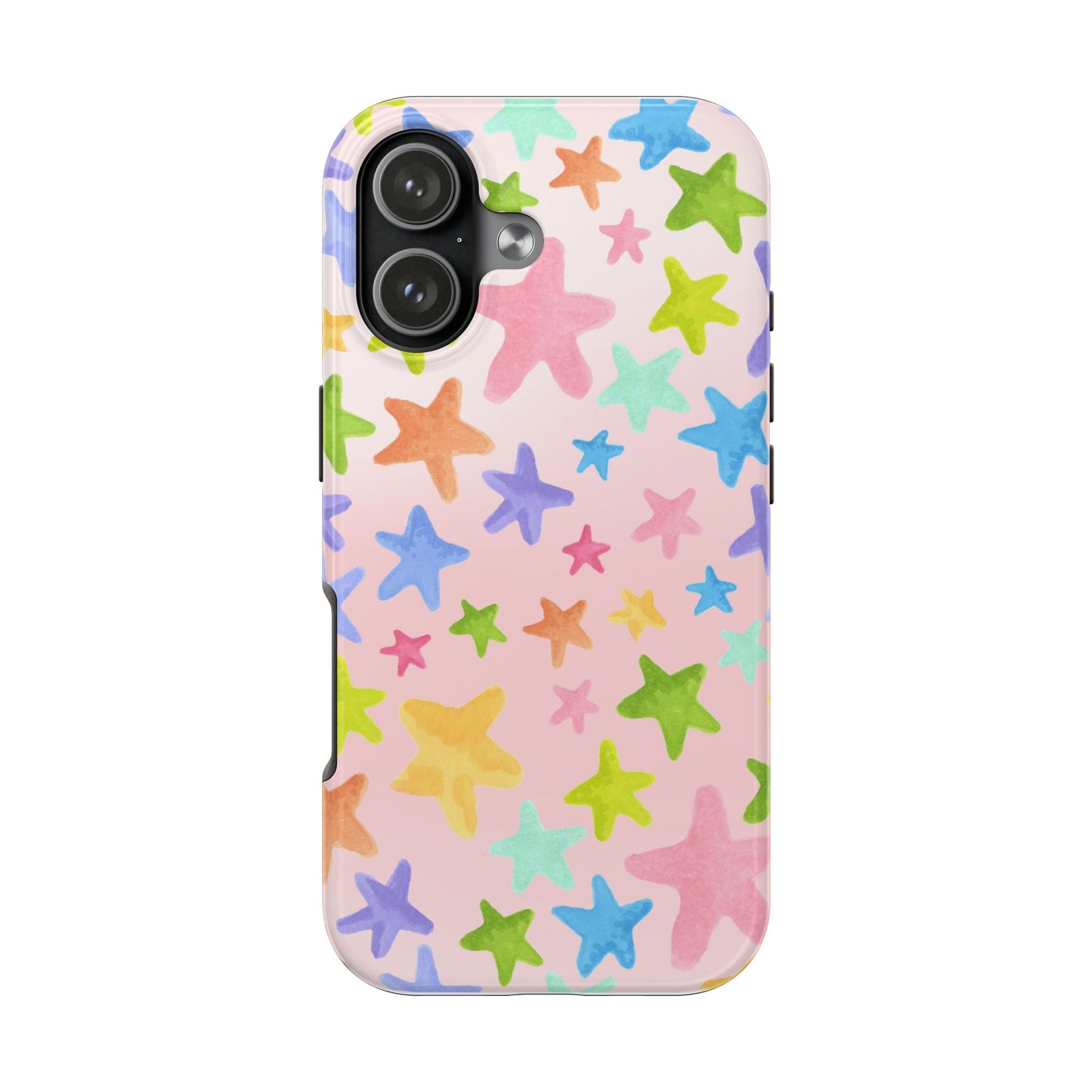 Happy Stars Pink Phone Case