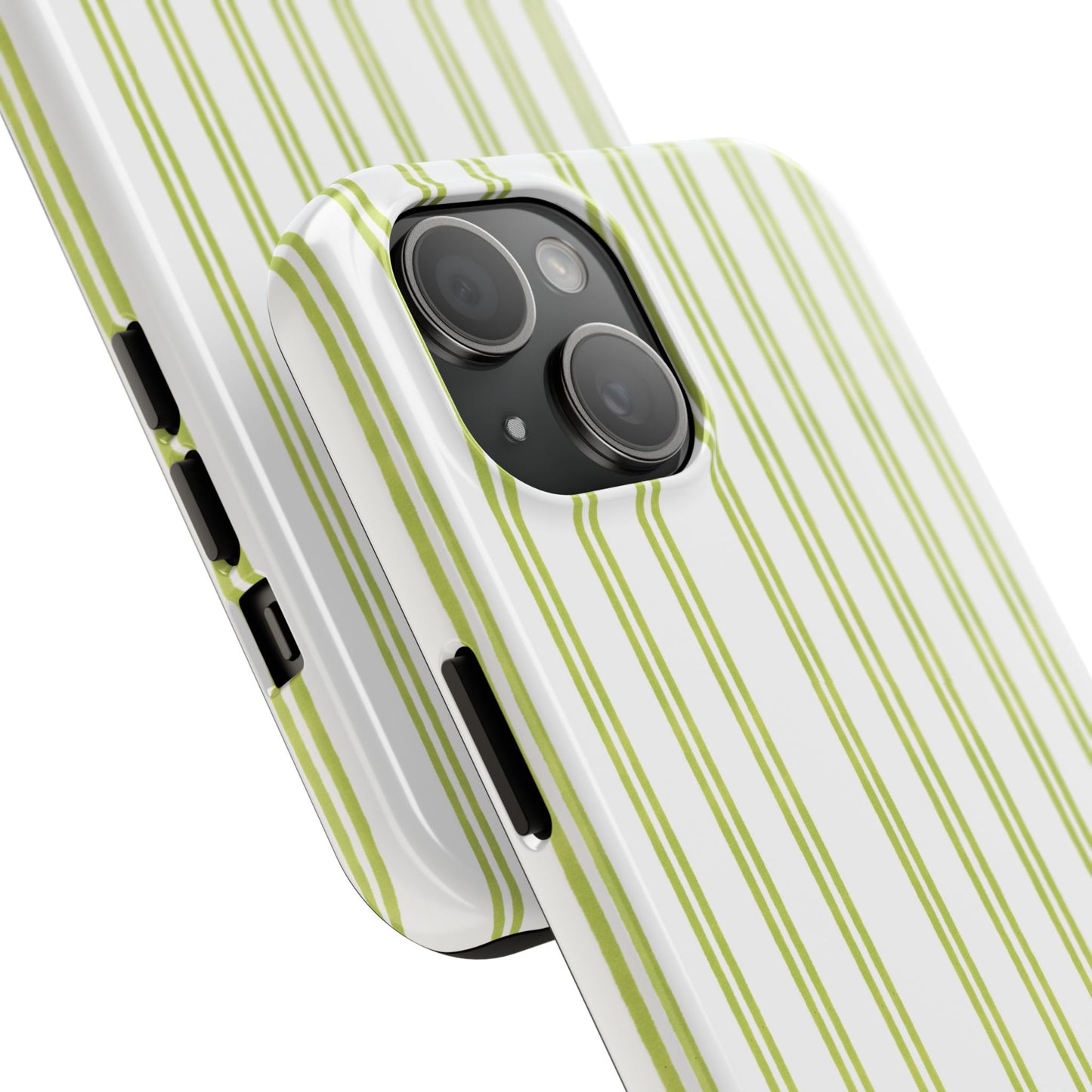 Green Double Stripe Phone Case
