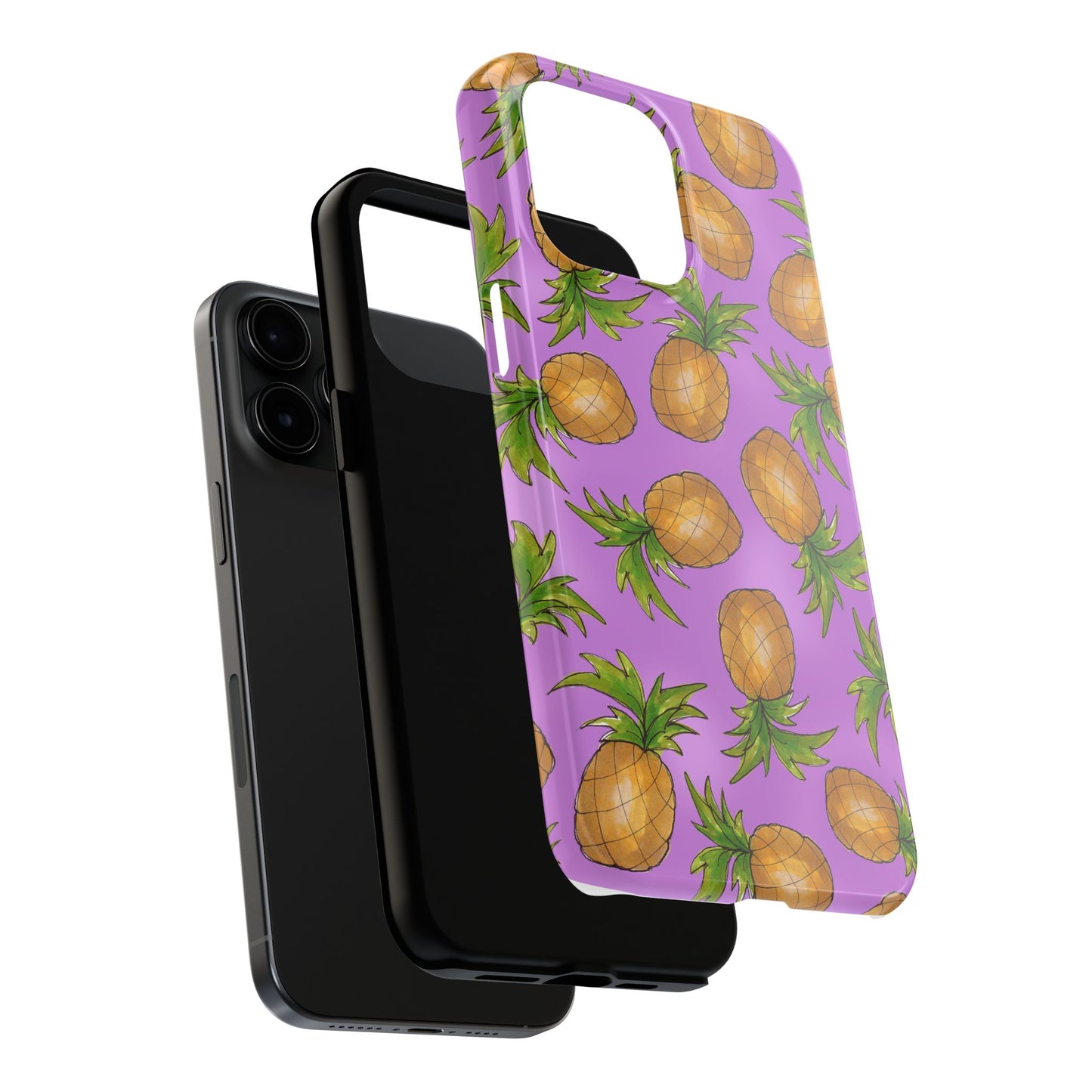 Pineapple Toss Lilac Phone Case