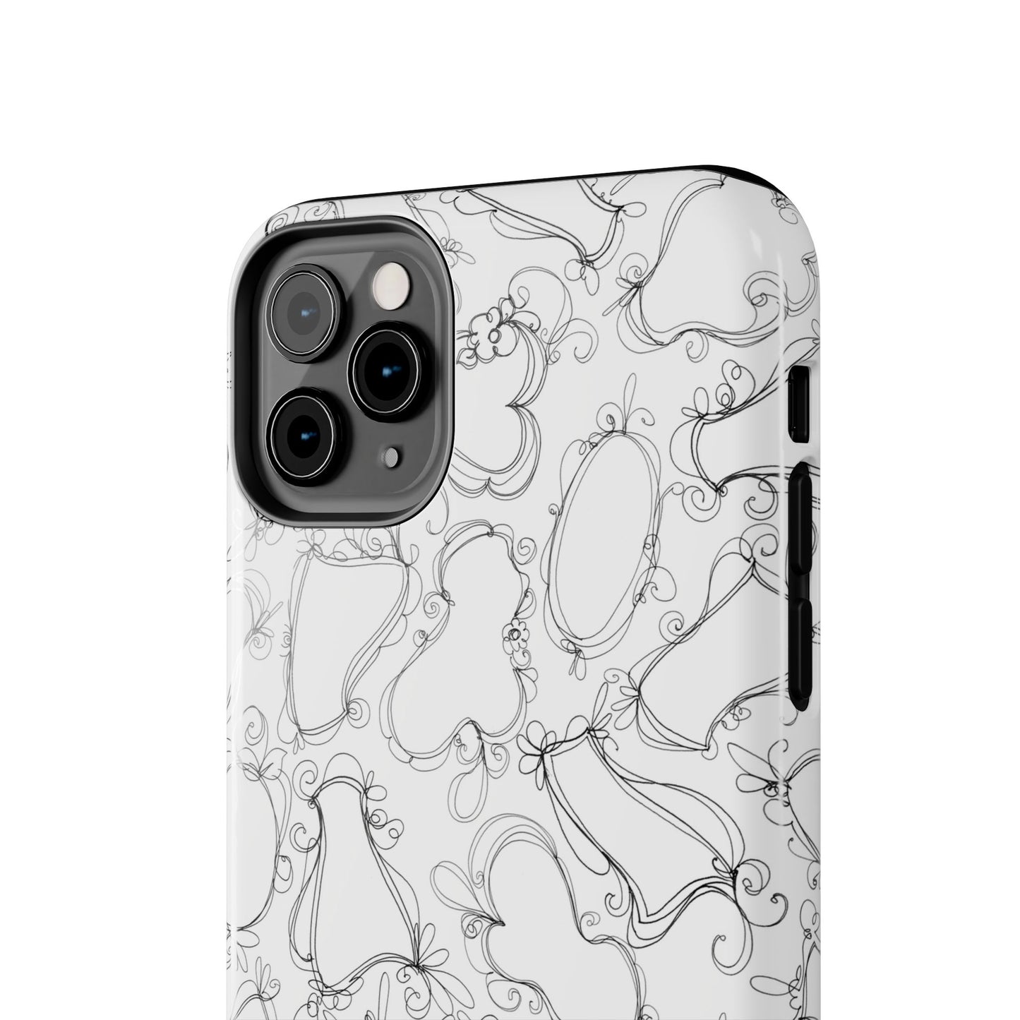 Frames White / Black Phone Case