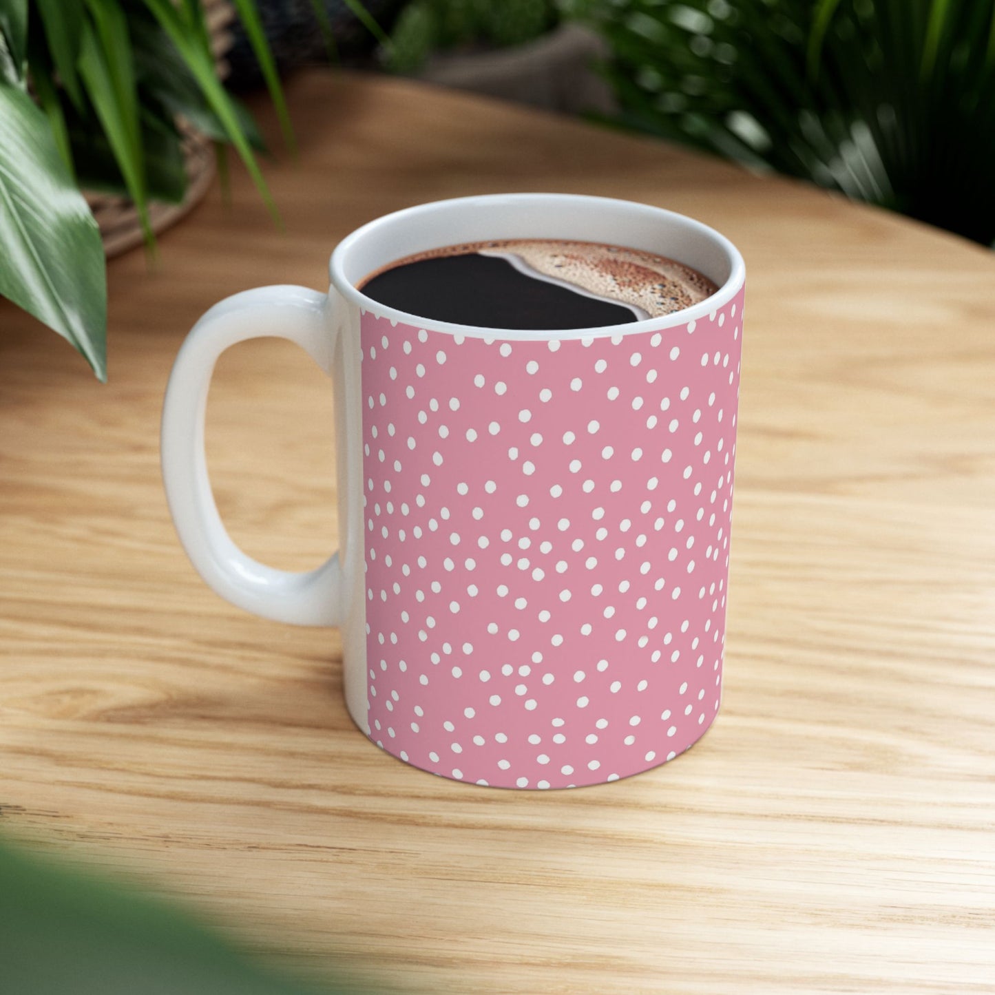 Dottible Pink / White Cup