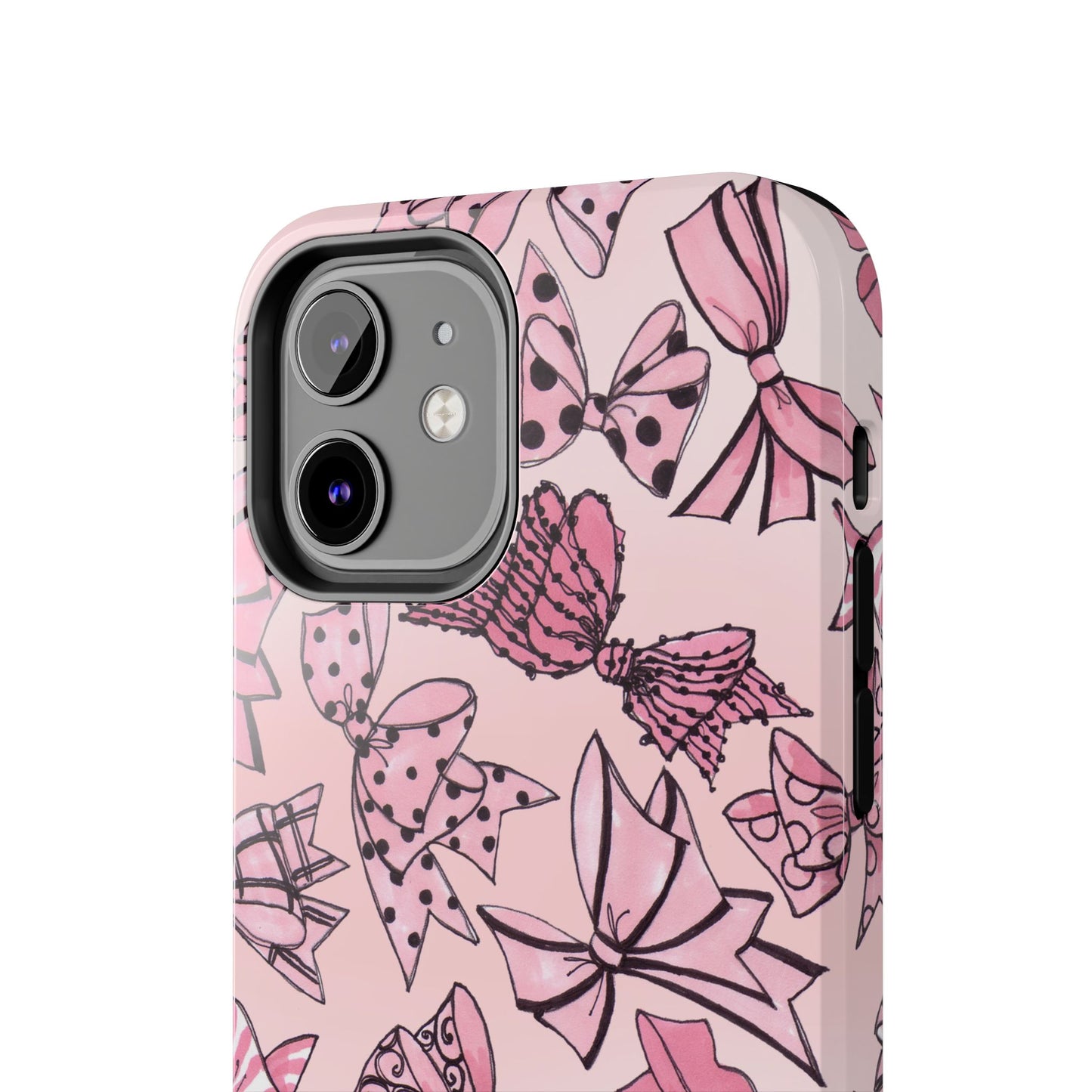 Blushing Bows Pink Sky Phone Case