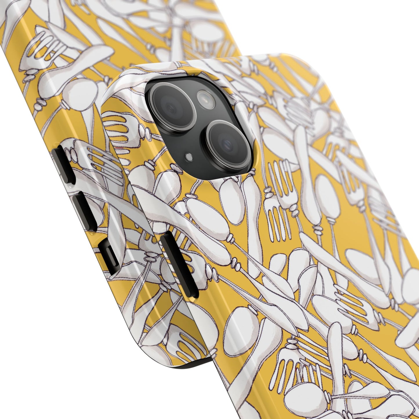 Silverware Wars Yellow Phone Case