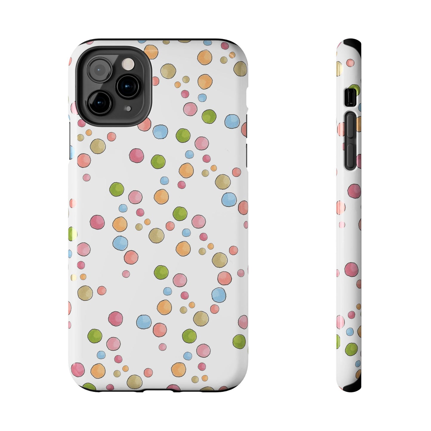 Clown Dots White Phone Case