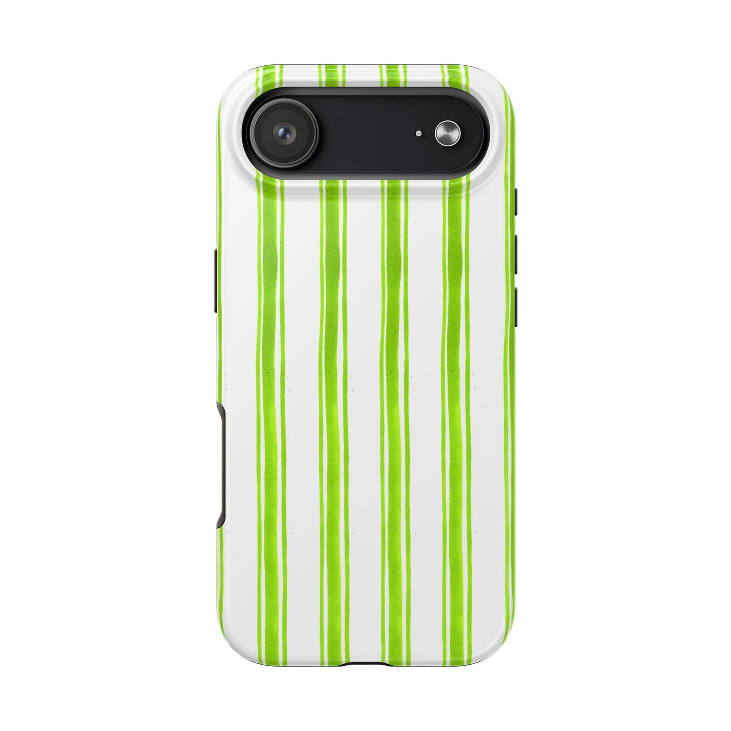 Awning Stripe Lime Phone Case