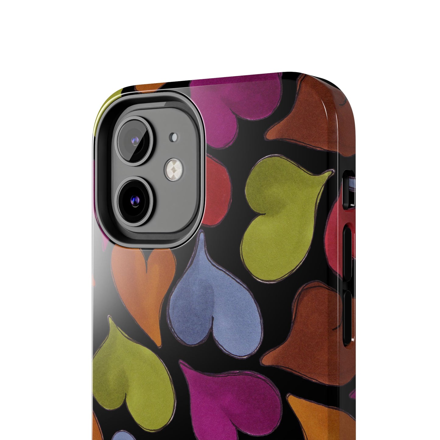 Big Hearted Black Phone Case