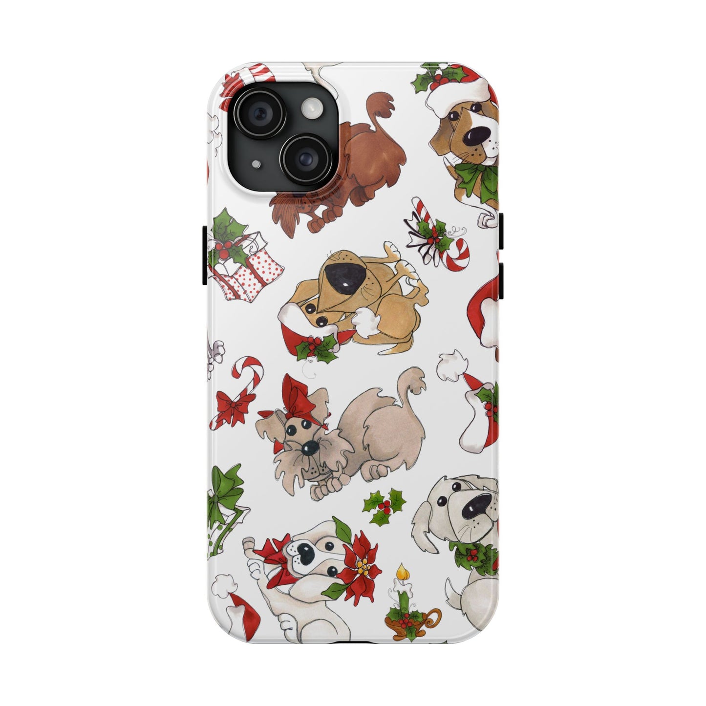 Doggie Toss White Phone Case