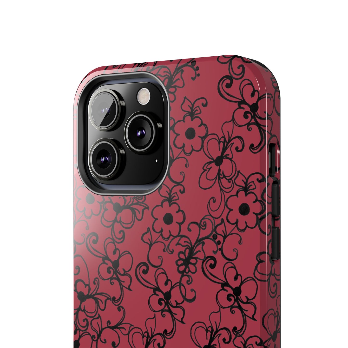 Daisy Jungle Red Phone Case