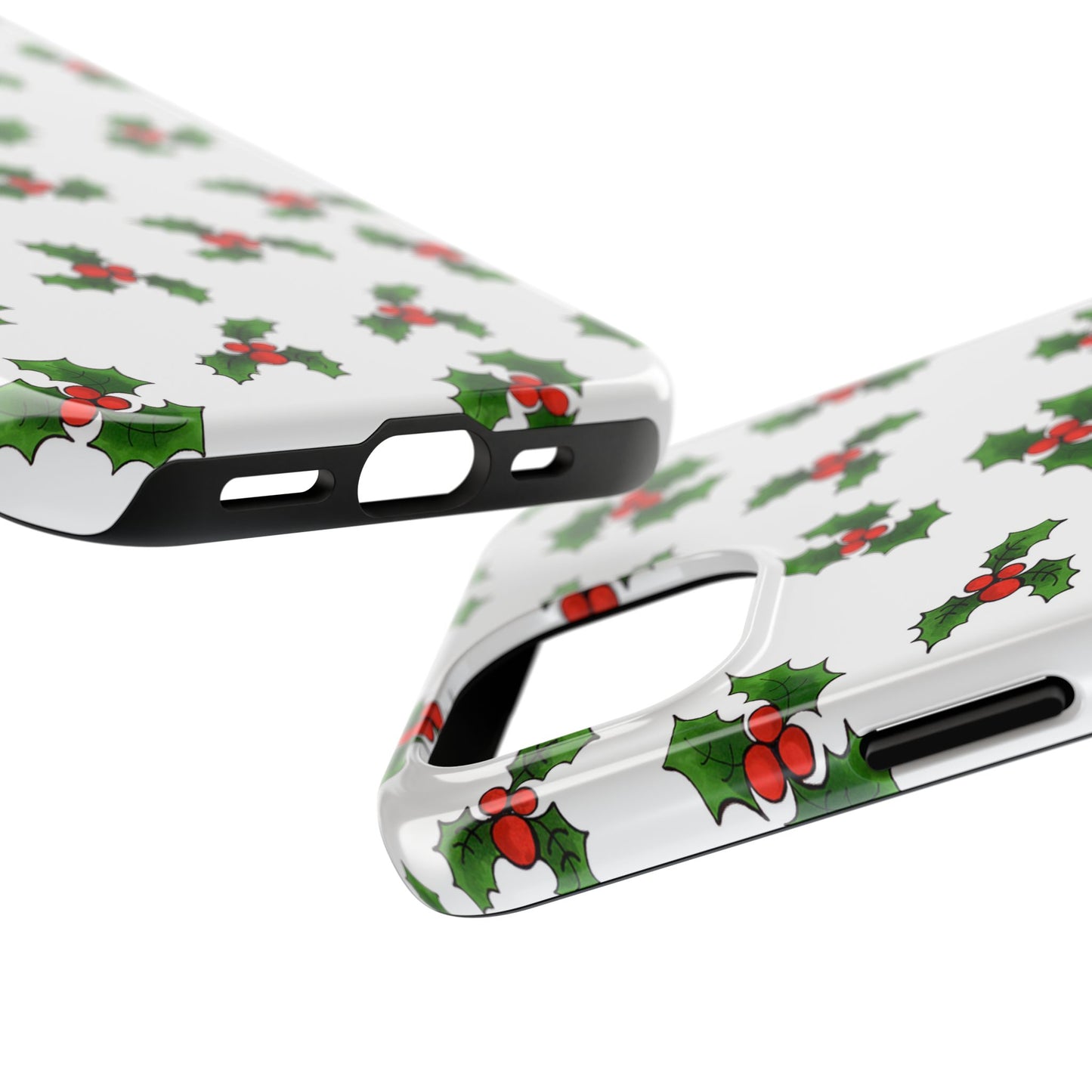 Lotsa Holly White Phone Case