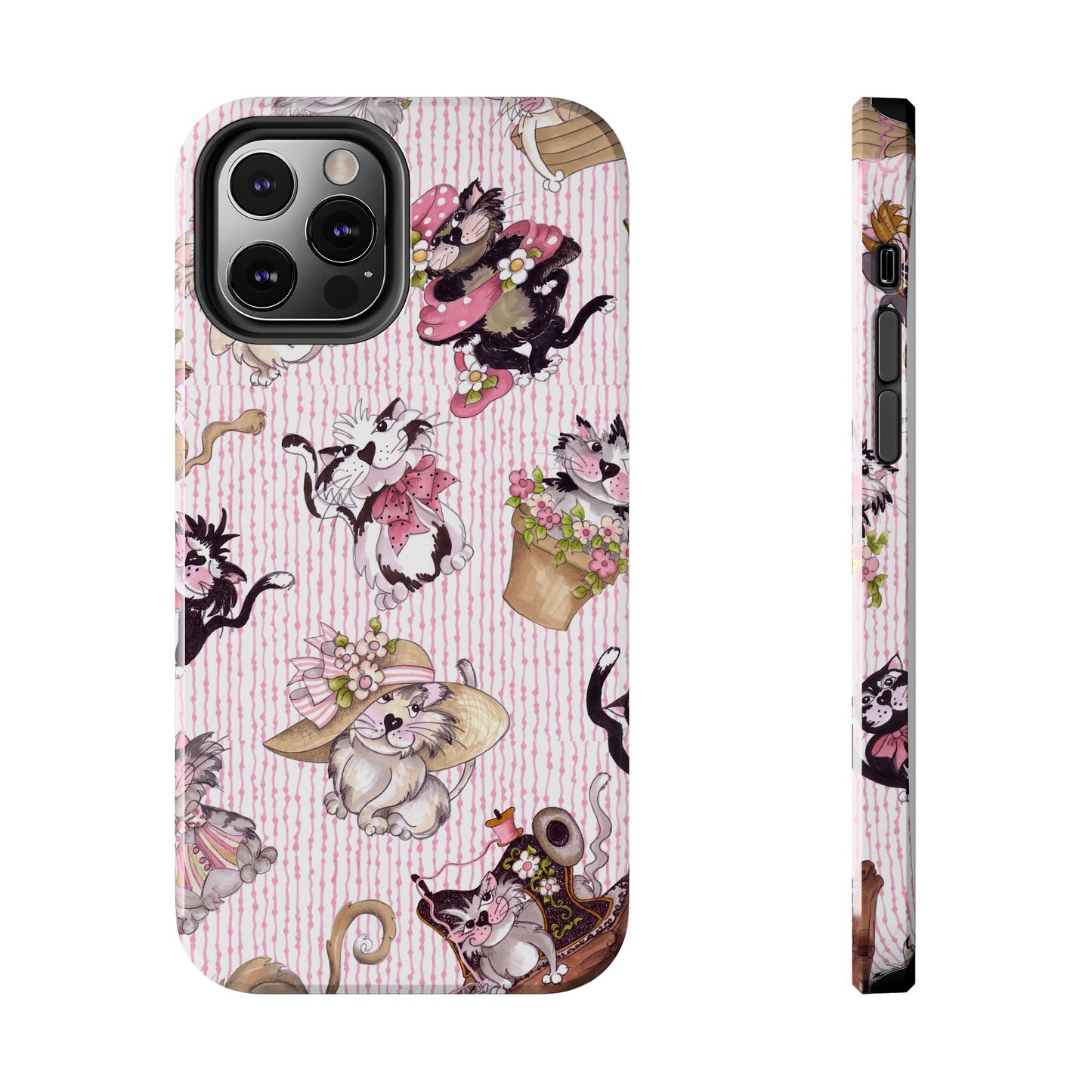 Fancy Cats Pink Phone Case