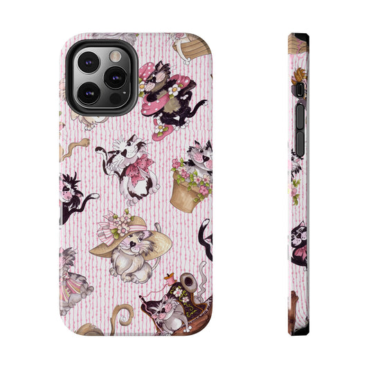 Fancy Cats Pink Phone Case