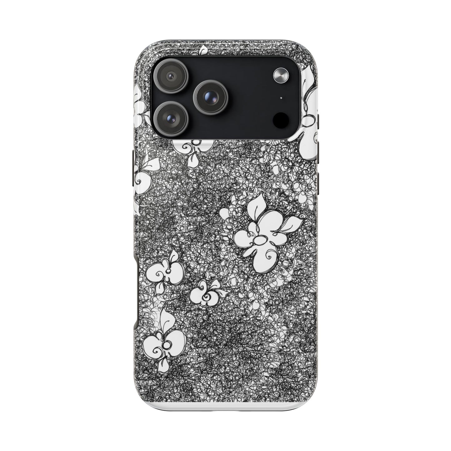 Flower Scribbles Phone Case