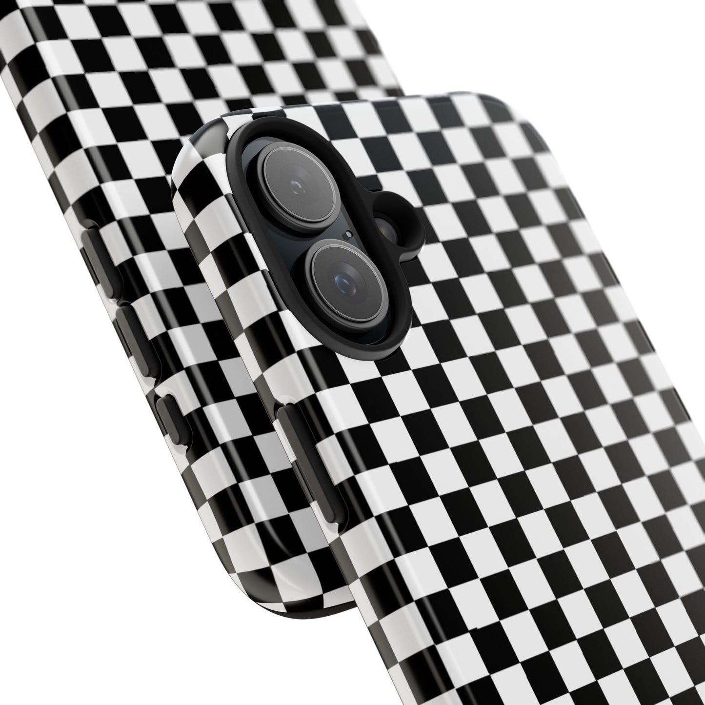 Checkerboard Black / White Phone Case