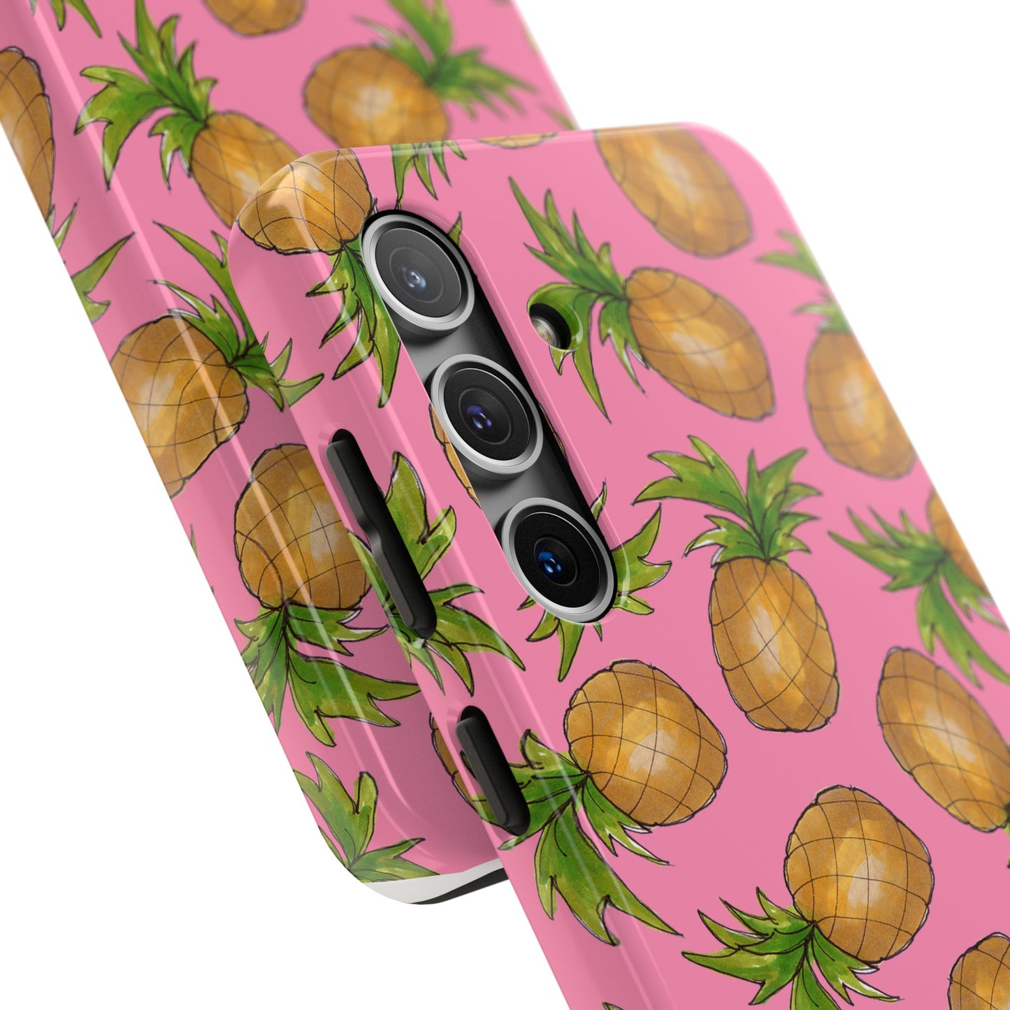 Pineapple Toss Pink Phone Case