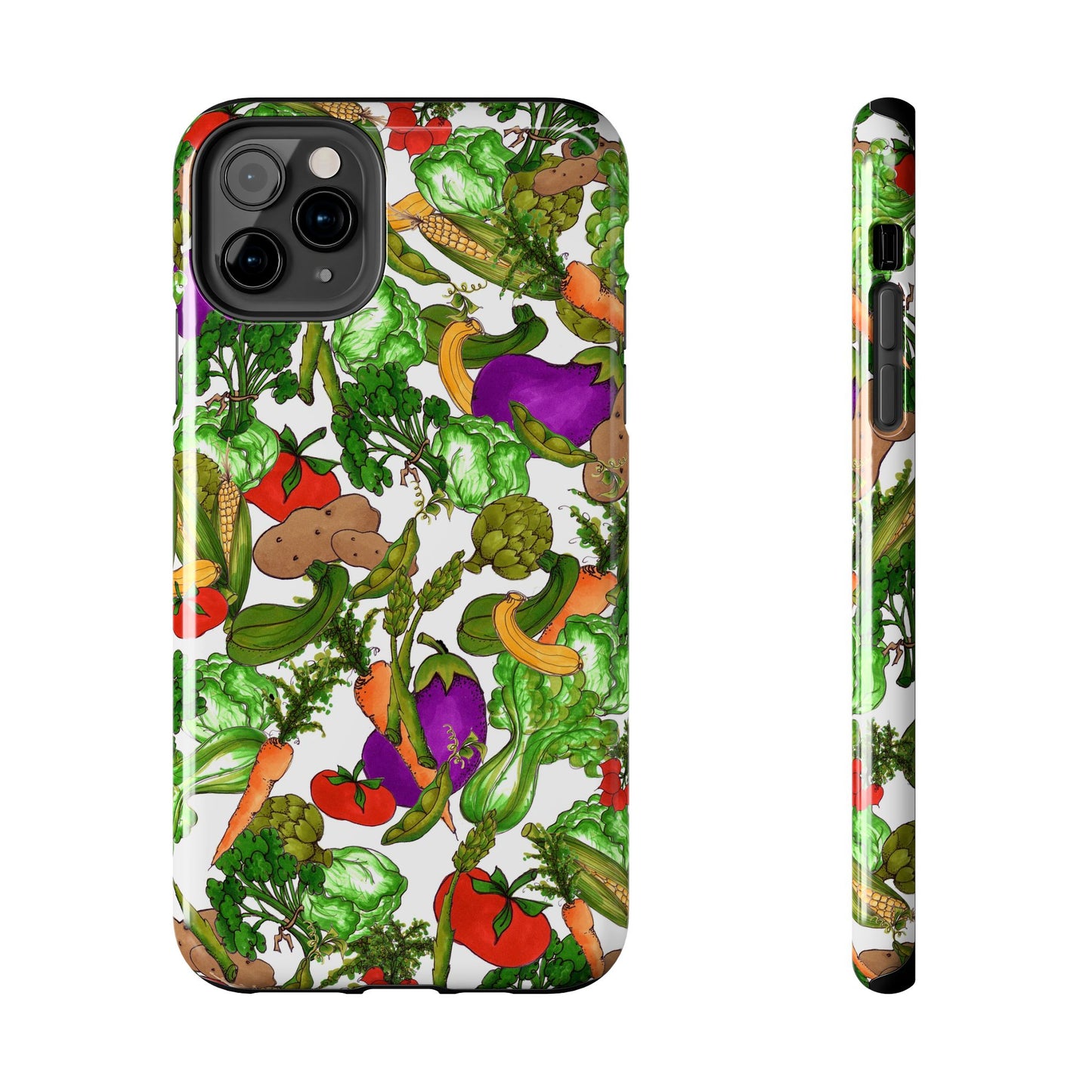 Veggie Jungle White Phone Case