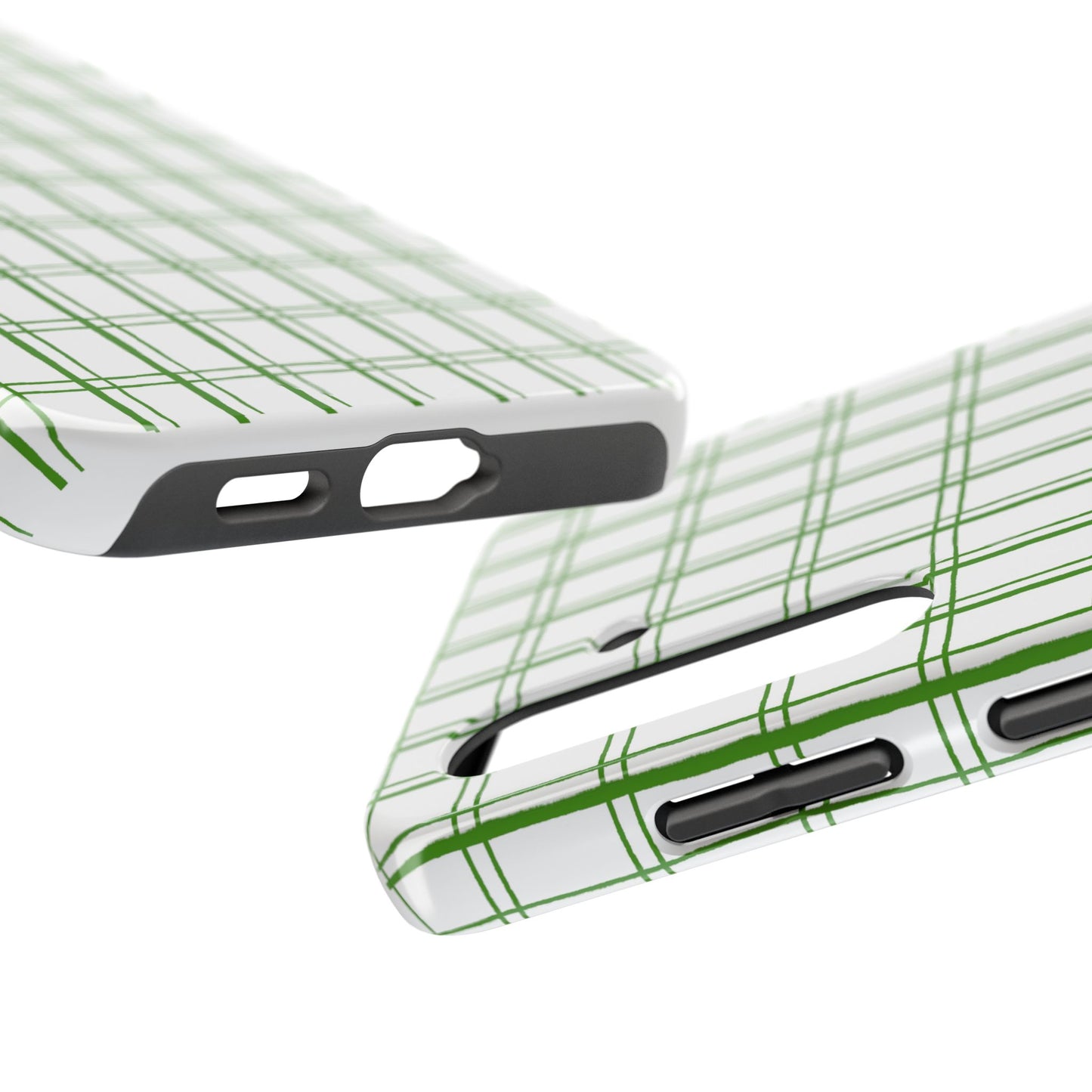 Kitchen Plaid White / Green Phone Case