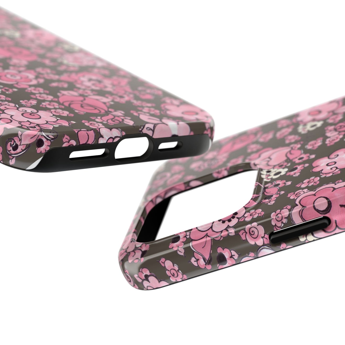 Profuse Posies Mocha Phone Case