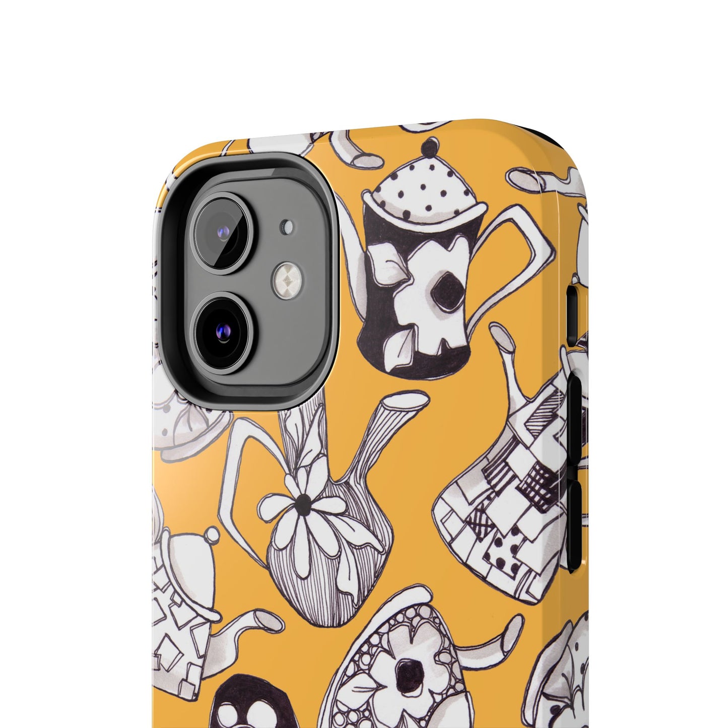 Fancy Pots Yellow Phone Case