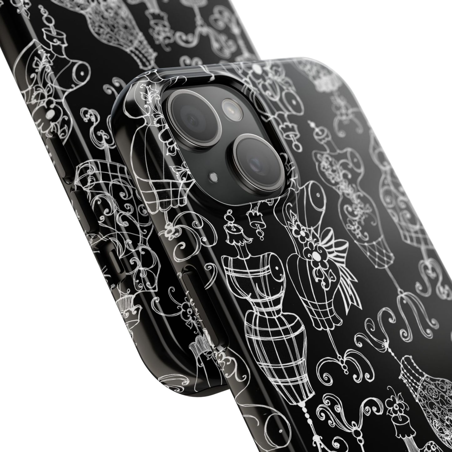 Mannequinique Black / White Phone Case