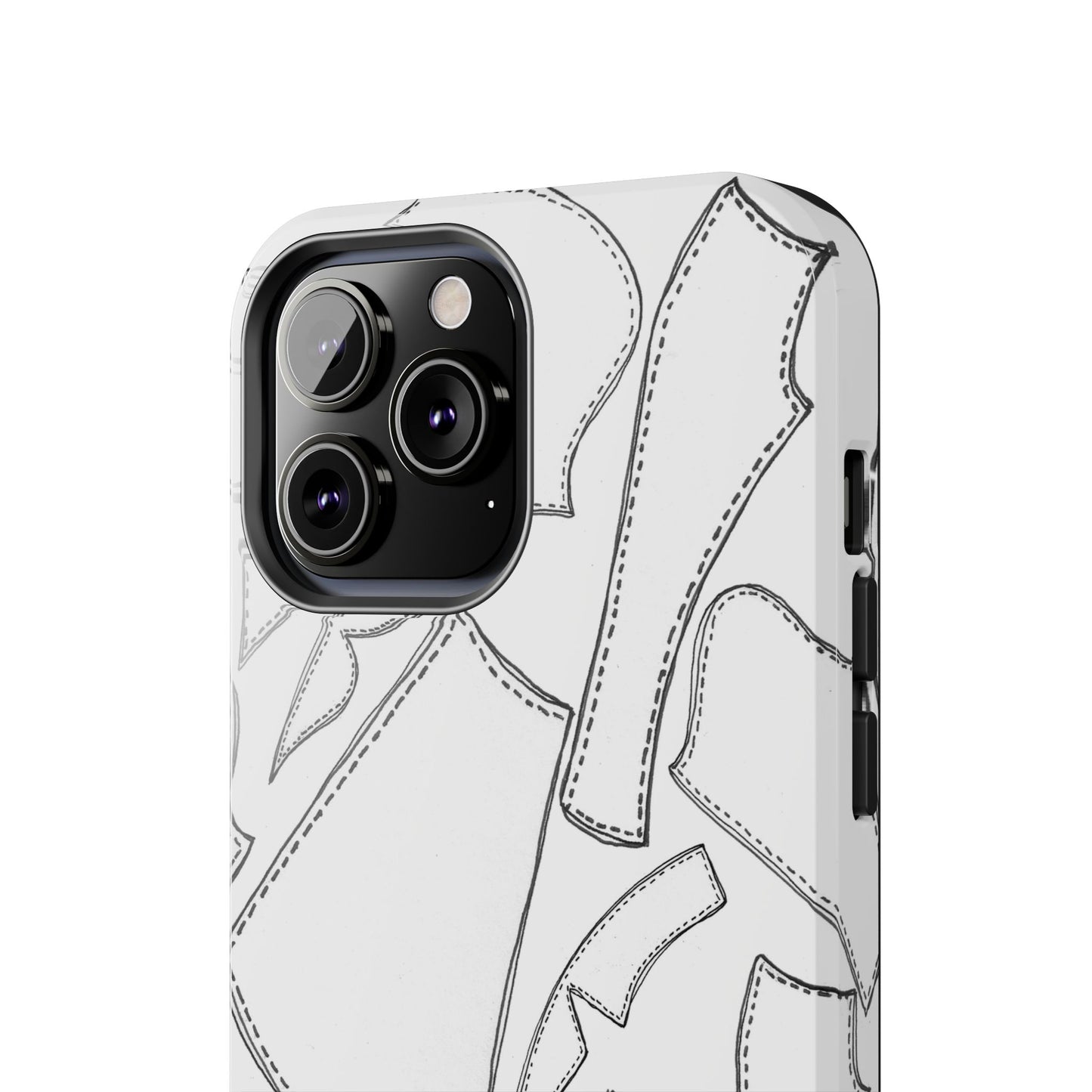 Pattern Pieces White Phone Case