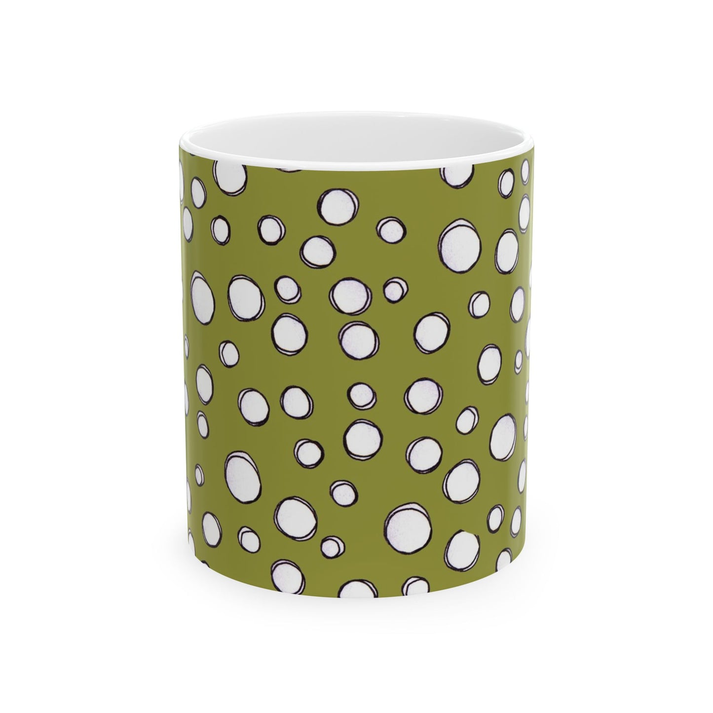 Pot Dots Green Cup